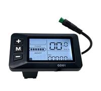 Écran De Vélo Électrique GD01, Écran LCD Prenant En Charge La Communication UART 2 (24 V/36 V/48 V), Support De Guidon De 22,2 Mm, Compatible Avec JN Les Contrôleurs(GD01 WP)