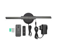 Écran de Ventilateur Holographique 3D, Résolution 1024 X 224 avec 224 LED, Prend en Charge Plusieurs Formats Multimédias, Projecteur Vidéo Holographique à L'œil Nu pour