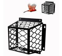 éCran De Ventilation De SéCheuse, 21,6cm Carré Grille De Ventilation RéSistants Couvercle De Ventilation Plus SèChe à L'ExtéRieur BoîTier De Protection De Protecti Anti-Oiseaux (Noir)