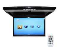 ÉCran De Voiture Mp5 Monté Au Plafond De 17.3 Pouces,Lecteur vidéo 1080p pour voiture,Écran large HD,Prend en charge les formats vidéo MP4/MPG/RM/RMVB/AVI, etc.,Black