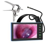 Écran de7 pouces Spéculum Vaginal en Acier Inoxydable,Endoscope Camera Spéculum Vaginal,Creux Écarteur Anal Spéculum,Ensemble d'observation vaginale HD avec Fonction Photo et vidéo