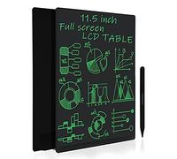 Écran d'écriture monochrome avec 2 stylets pour dessiner, prendre des notes, laisser des messages, tout-petits, garçons, filles, adultes, protection des yeux anti-éblouissement, portable, facile à