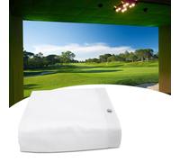 Écran d'impact pour simulateur de golf, simulateurs de golf d'intérieur lavables pour l'entraînement au golf, écran de projection transparent HD, installé sur le cadre du filet de frappe de golf 2*3M