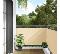 Vidaxl Écran D'intimité De Jardin Crème 500x120 Cm Pvc