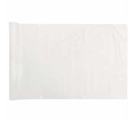 Écran d'intimité de balcon/Brise-vue - XWO - ANTI-UV - blanc 800x120 cm PVC @1223