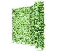 Ecran D'intimité Pour Balcon N77, Écran D'intimité Brise-Vent Clôture 500x100cm Feuille Clair Vert