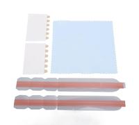 Écran D'ordinateur Bandes Adhésives, Bandes Adhésives Plastique Universelles avec Onglets du Support Montage à Glissière, Bande D'écran Ensemble pour Le Moniteur D'ordinateur
