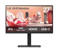 LG 27BA75QB-B.AEU écran plat de PC 68,6 cm (27 ) 2560 x 1440 pixels Wide Quad HD LED Noir