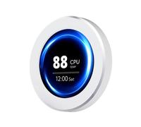 Écran d'ordinateur rond LCD USB de 2,8" - Écran secondaire USB de type C - Écran secondaire pour PC CPU GPU - Écran d'ambiance