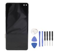 Écran du téléphone Gearwell, Remplacement de l'écran LCD de 6,4 Pouces avec Un Assemblage et Un kit de réparation de numériseur, Remplacement de l'écran pour S10 Plus SM G975F (Argent)