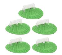 Écran d'urinoir anti-odeur football mâle Nettoyer de toilettes Splash Gardes de soccer Filtre de but de football Green 5pcs écran d'urin