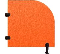 Écran D'urinoir, Cloison De Toilette, Cloison D'urinoir pour Enfants, Cloison D'intimité, Cloison D'urinoir pour écoles, Jardins d'enfants, Centres Commerciaux, Orange, 90X90cm