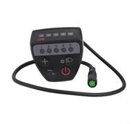 Écran DZ888 compatible avec Bafang MidDrive - Écran LED étanche avec protocole de communication UART - Affichage de la puissance - Sélection de commutation 6 km/h - Bouton supplémentaire