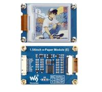 Écran E-Paper 1,54" E6 couleur 240 × 240 SPI pour Arduino Raspberry Pi | Epaper E6 couleur 1,54" 240 × 240 SPI, pas de rétroéclairage, faible puissance, contenu reste après une panne de courant