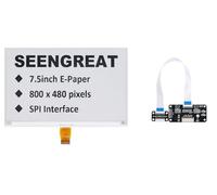 Écran e-Paper 7,5" pour Raspberry Pi/Jetson Nano/Arduino/STM32 - Résolution 800 x 480, faible consommation d'énergie, pas de rétroéclairage nécessaire, écran transparent après mise hors tension