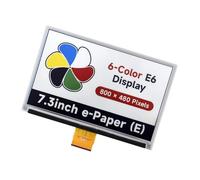 Écran électronique de 7,3 pouces, 800 x 480 pixels, 6 couleurs de communication avancée, écran à faible consommation d'énergie