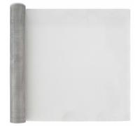 vidaXL Écran en treillis 150891 Acier inoxydable 60 x 2000 cm Argenté
