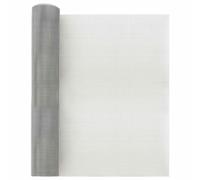 vidaXL Écran en treillis 150898 Acier inoxydable 112x2000 cm Argenté