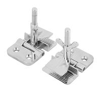 écran en Soie Papillon 2pcs Pince en Alliage de Zinc pour Fixation de Cadre Charnière Outil de Bricolage Argent