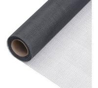 Écran en treillis Fibre de verre 112x1000 cm Gris Noir G