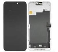 Ecran et Vitre Tactile Soft Oled Noir pour iPhone 15 Pro Max (JK 120Hz) Noir