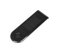Écran étanche compatible avec la trottinette électrique Xiaomi 5Plus - Protection transparente contre la poussière - Coque en plastique noir facile à installer - Ruban rouge inclus pour la sécurité en