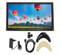 Écran Externe Gearwell, Moniteur 15,6 Pouces avec entrées HDMI, VGA, BNC, AV, USB et Haut-Parleur intégré, écran 1920 x 1080 pour Console de Jeu TV