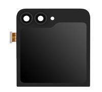 Écran Externe pour Galaxy Z Flip 6 Dalle Super AMOLED avec Châssis Service Pack Samsung Noir