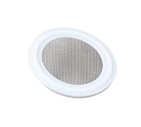 Écran filtrant sanitaire en PTFE à trois pinces en acier inoxydable 304, 60 mailles, for les industries du pétrole, des produits chimiques et des boissons alimentaires(298mm K319mm)