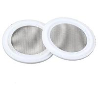Écran filtrant sanitaire en PTFE à trois pinces en acier inoxydable 304, 60 mailles, for les industries du pétrole, des produits chimiques et des boissons, 1 pièce(Φ25)