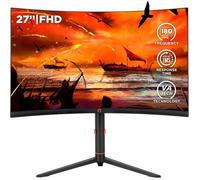 Konix Drakkar Écran Gaming Shadow 27" incurvé PC, PS4, PS5, Switch et Xbox - Résolution FHD 1 080 px - Fréquence 180 Hz - Réponse 1 ms - Dalle VA