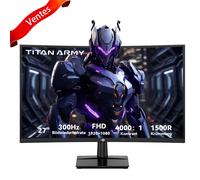 Écran gaming TITAN ARMY C27A1H, écran VA incurvé 27 pouces 1500R, résolution 1920 x 1080, taux de rafraîchissement de 300 Hz, temps de réponse à gris 1 ms