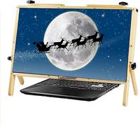 Écran grossissant 3D pour ordinateur portable, loupe d'écran d'ordinateur 22 pouces Loupe d'écran de téléphone Amplificateur d'écran HD compatible avec les téléphones portables 14/15/16/17/18/20