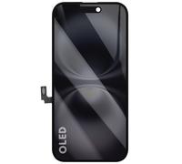 Ecran Hard OLED pour iPhone 16 avec Vitre Tactile Pré-assemblés Noir