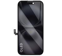 Écran Hard OLED pour iPhone 16 avec Vitre Tactile Pré-assemblés Noir