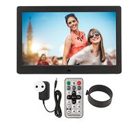 Écran HD, Cadre Photo Numérique, écran LCD Couleur TFT 10 Pouces avec Résolution 1024 X 600, Effets de Transition, Compatible avec la Plupart des Formats de Fichiers,