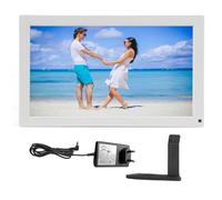 Écran HD IPS de 15,6 Pouces, Connexion WiFi Facile, écran Tactile Intelligent, Partage Rapide de Photos, Rotation Automatique des Photos, Support de Cadre Robuste, Mémoire (Prise