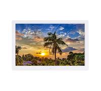 Écran HDMI HD Noir/Blanc de 17 Pouces, Lecteur publicitaire multimédia Ultra Fin à Bord étroit, présentoir d'album Photo numérique SD, Cadre Photo numérique U Disk