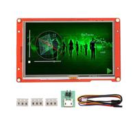 Écran HMI 5,0 pouces 800x480, prise en charge de la lecture d'animation Audio et vidéo, fonction RTC, écran tactile LCD TFT capacitif pour imprimante 3D de voiture
