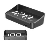 Écran HUD de voiture - Compteur de vitesse numérique intelligent avancé, dispositif de projection de navigation GPS, instrument de pare-brise compact | Véhicule Moto Camion Tableau de Bord Conduite Nu