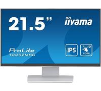 iiyama ProLite T2252MSC-W2 - Écran LED - 21.5" - écran tactile - 1920 x 1080 Full HD (1080p) - IPS - 250 cd/m² - 1000:1 - 5 ms - HDMI, DisplayPort - haut-parleurs - blanc, mat Blanc, Mat