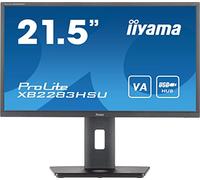 Ecran iiyama 21,5" Ultra Mince, VA, 1920x1080@75hz, 250cd/m²,Haut-parleurs, DP, HDMI, USB-HUB, 1ms, réglable en Hauteur, Pivot, TCO