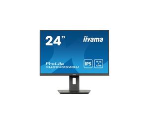 Ecran IIYAMA 24,1'' 1920x1200 16:10 IPS sans bordure sur 3 côtés 4ms 300 cd/m2 1xHDMI 1xDisplayPort 4xUSB 1xUSB-C HPs 2x2W 15cm pied réglable en hauteur Pivot
