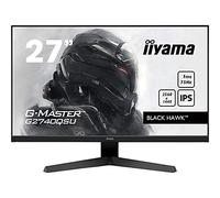 Ecran iiyama 27" G-Master Black Hawk, G2740QSU-B1, IPS LED, 75hz, 1ms, FreeSync, 2560x1440, 250cd/m², 1000:1, ACR, Haut-parleurs, 1xHDMI, 1xDisplayPort
