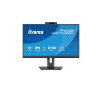 iiyama ProLite XUB2790QSUH-B2 moniteur IPS 27 pouces avec caméra Windows Hello intégrée, microphone et station d'accueil USB-C