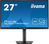 Ecran iiyama Prolite 27" Ultra Mince, Dalle VA, 1920x1080, 250cd/m², 3000:1, Haut-parleurs, DisplayPort, HDMI, 4ms (GTG), USB HUB (2x3.0), 150mm Pied réglable en Hauteur, Pivot, VESA 100x100