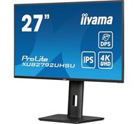 Ecran iiyama Prolite XUB2792UHSU-B6, 27" Ulltra Mince, Dalle IPS, 3840x2160, 4ms, 350cd/m², 1300:1,HDMI, DP, USB-C, USB (3x3.2), Haut-parleurs, réglable en Hauteur + Pivot, TCO