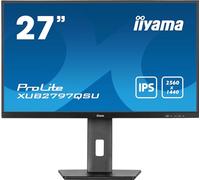 Ecran iiyama Prolite XUB2797QSU-B2, 27" Ultra Mince, IPS, 2560x1440@100Hz, 1ms, 300cd, HDMI/DP/USB/, Haut-parleurs, réglable en Hauteur + Pivot, i-Style Colour, Garantie 5 Ans sur site