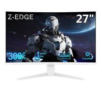 Écran incurvé gamer 27"" blanc 300Hz DP1.4 x2,240Hz HDMI x2,1ms MPRT VA 1500R,VESA,compatible FreeSync,câble DP fourni