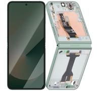 Écran Intérieur AMOLED Complet pour Galaxy Z Flip 6 Service Pack Vert d'eau